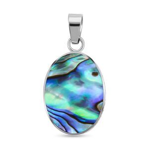 Abalone Shell Pendant in Sterling Silver